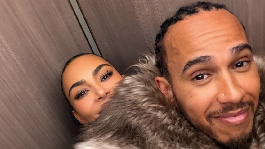 Kim Kardashian und Lewis Hamilton teilen intime Fotos