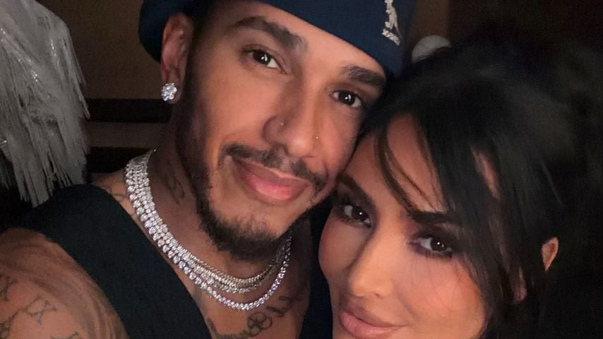 Verliebt: Kim Kardashian und Lewis knutschen vor Eiffelturm