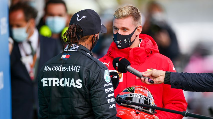 Lewis Hamilton und Mick Schumacher, Oktober 2020
