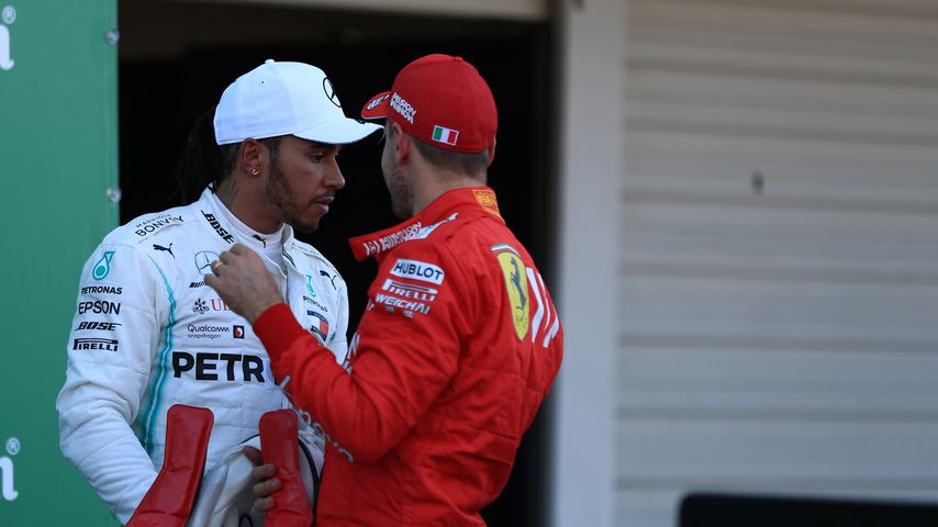 Lewis Hamilton und Sebastian Vettel im Oktober 2019