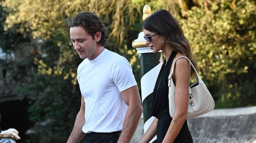 Lewis Pullman und Kaia Gerber in Venedig, September 2025