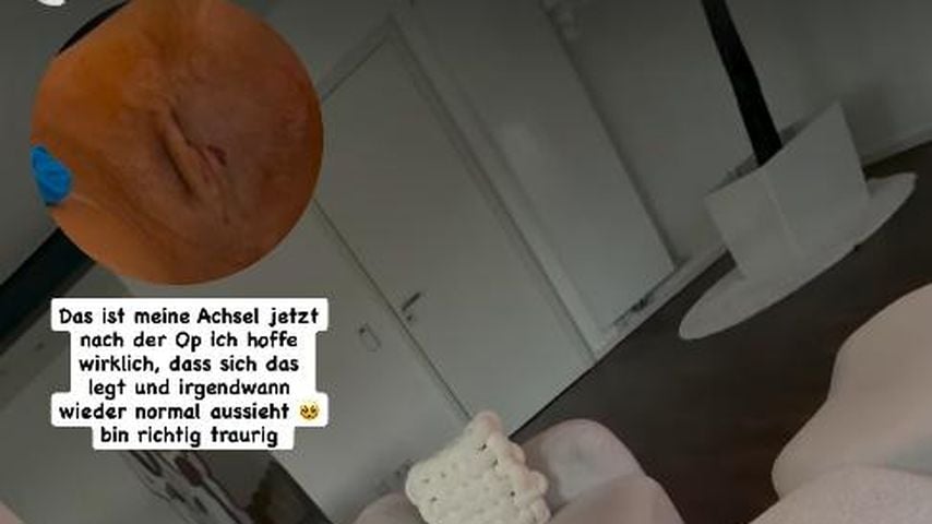 Leyla Heiters Wunde an der Achsel, Februar 2026