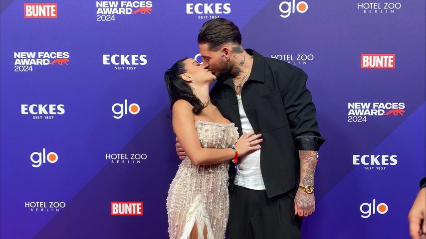 Leyla Lahouar und Mike Heiter bei den Bunte New Faces Award Music 2024