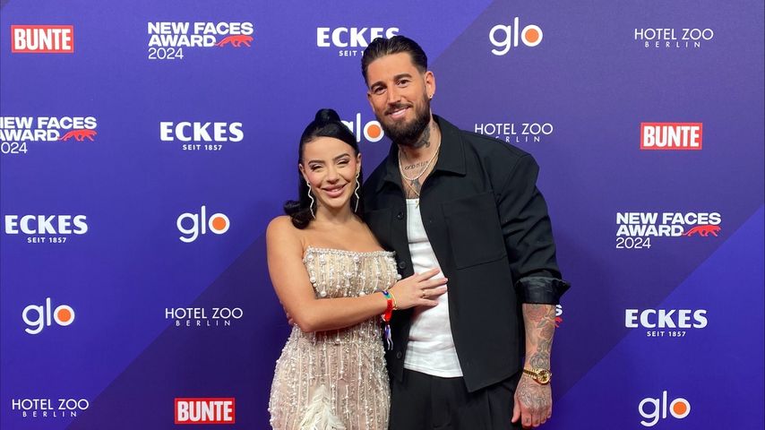 Leyla Lahouar und Mike Heiter bei den Bunte New Faces Award Music 2024