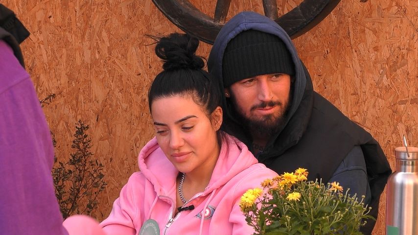 Leyla Lahouar und Mike Heiter bei "Promi Big Brother", 2024