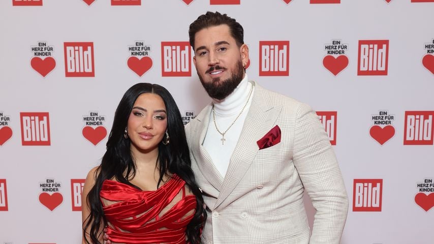 Leyla und Mike Heiter bei der Gala "Ein Herz für Kinder" in Berlin