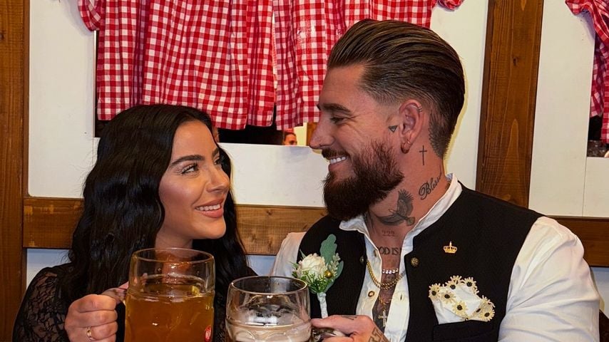 Leyla und Mike Heiter begeistern mit süßem Oktoberfestfoto