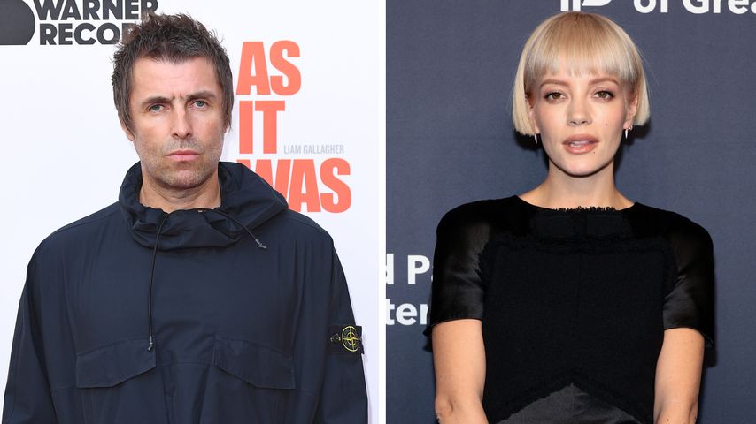 Collage: Liam Gallagher und Lily Allen