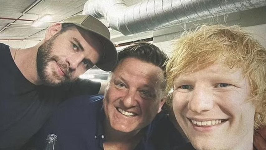 Liam Hemsworth und Ed Sheeran im Februar 2023