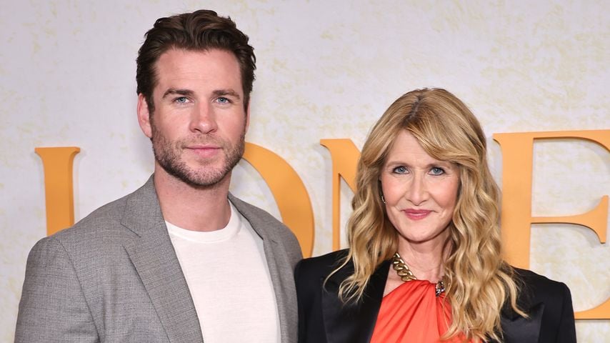 Liam Hemsworth und Laura Dern bei der Premiere von "Lonely Planet: Liebe in Marokko" in New York