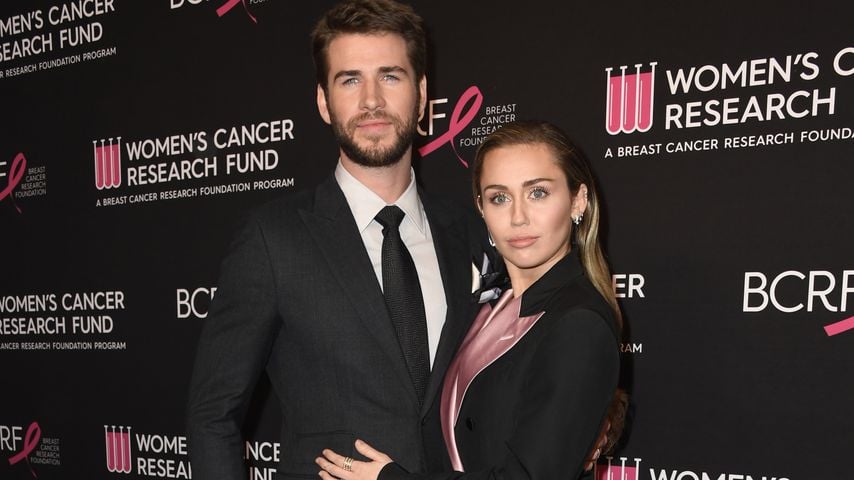 Liam Hemsworth und Miley Cyrus im Februar 2019