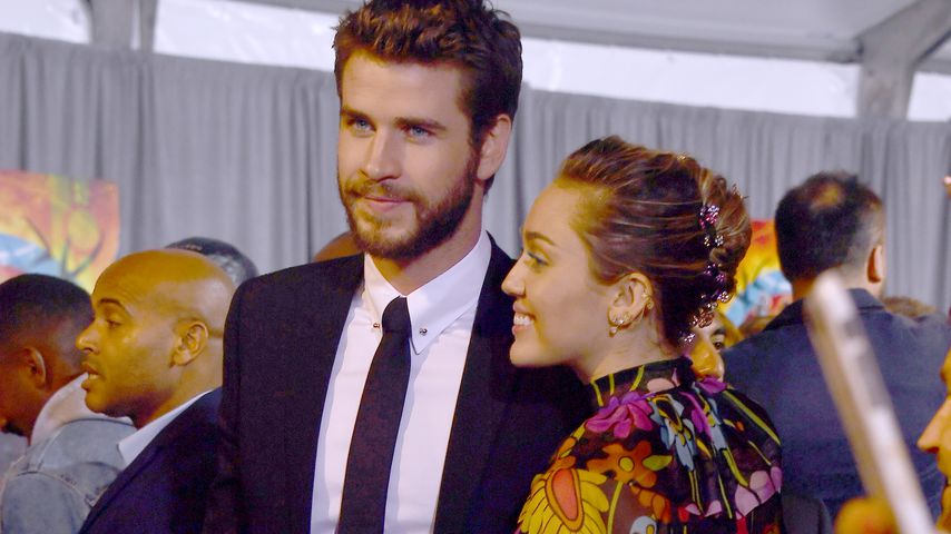 Liam Hemsworth und Miley Cyrus im Oktober 2017