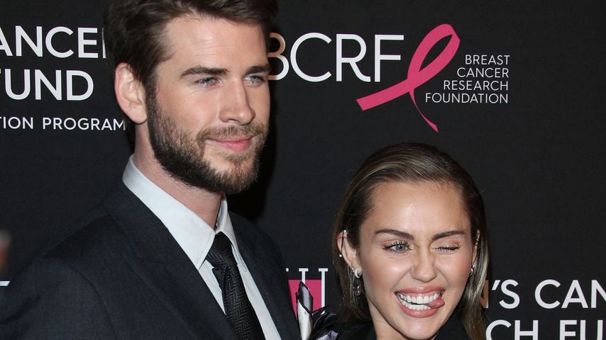 Liam Hemsworth und Miley Cyrus im Februar 2019