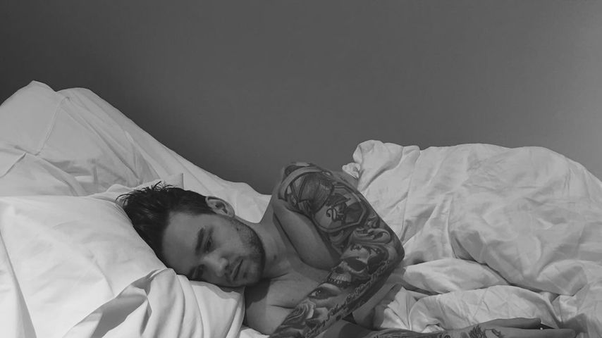 Liam Payne und sein neugeborener Sohn Bear im Jahr 2018