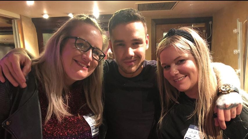 Liam Payne mit seinen Schwestern Ruth und Nicola, Dezember 2019