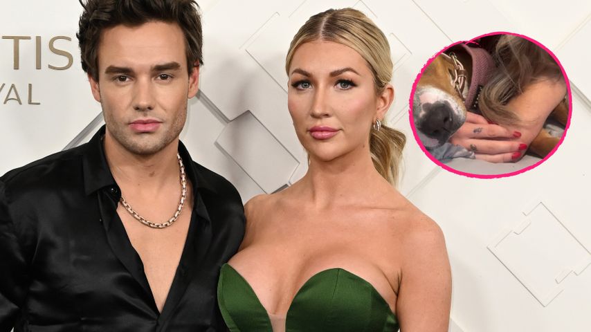Collage: Liam Payne und Kate Cassidy mit ihrem neuen Tattoo