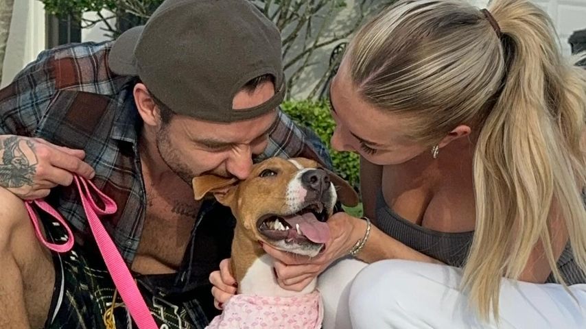 Liam Payne und Kate Cassidy mit Nala, 2024