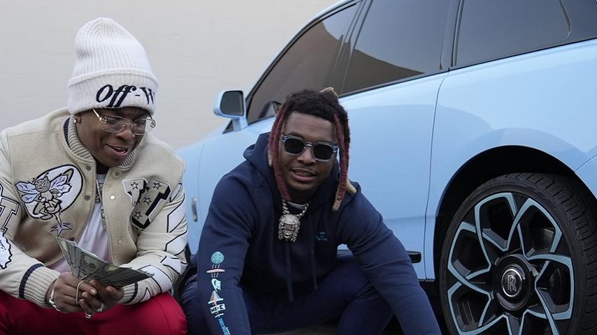 Lil Keed und sein Bruder Lil Gotit im April 2022