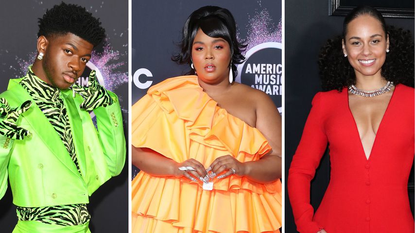 Lil Nas X, Lizzo und Alicia Keys, November 2019