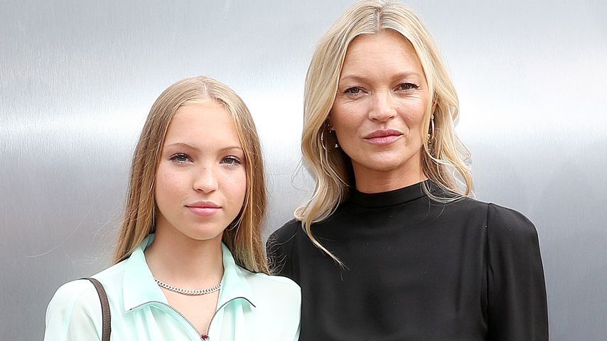 Lila und Kate Moss, September 2019