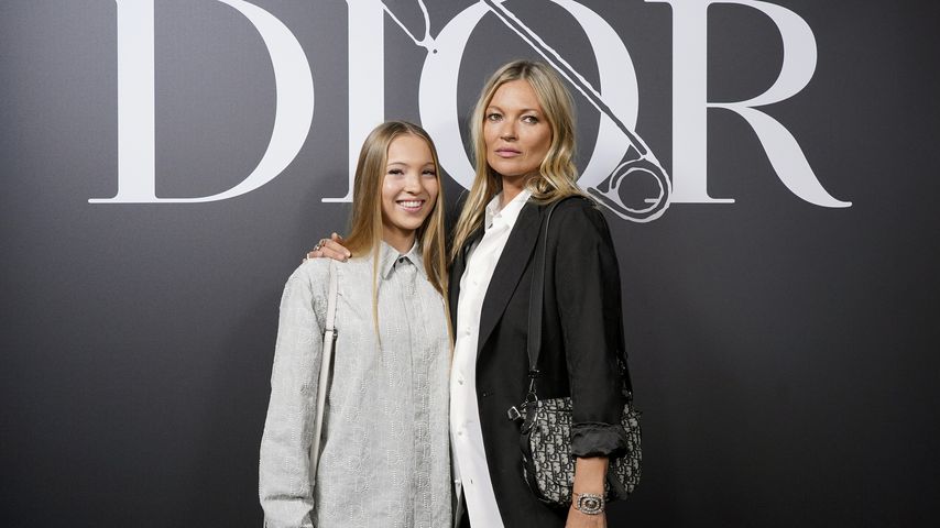 Lila und Kate Moss