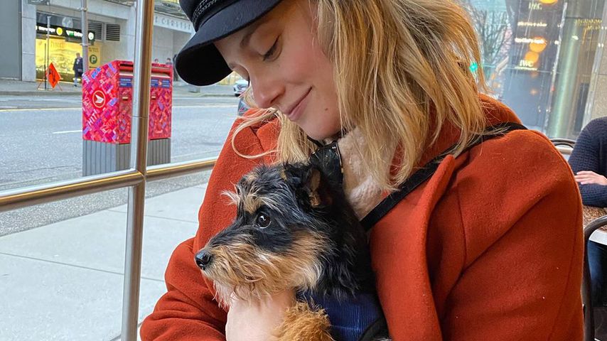 Lili Reinhart und ihr Hund Milo, Februar 2020