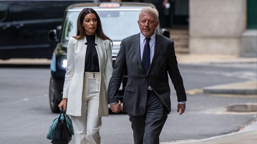 Lilian de Carvalho Monteiro und Boris Becker im April 2022 in London