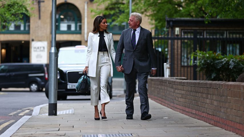 Lilian de Carvalho Monteiro und Boris Becker im April 2022 in London