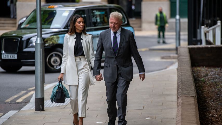 Lilian de Carvalho Monteiro und Boris Becker im April 2022