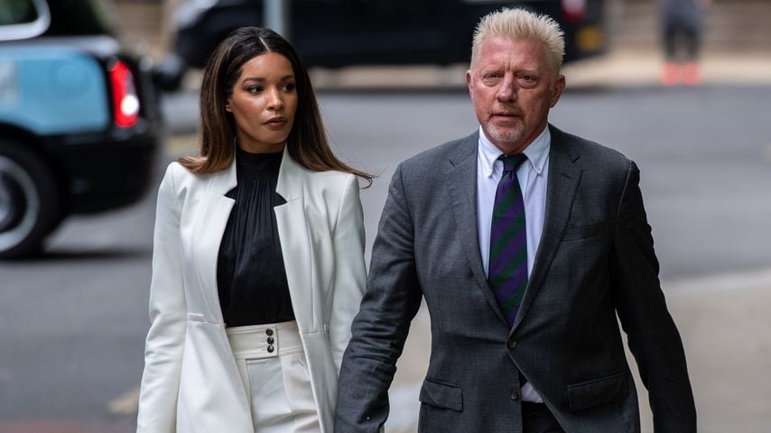 Lilian de Carvalho Monteiro und Boris Becker im April 2022