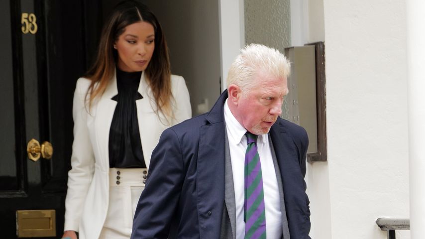 Lilian de Carvalho Monteiro und Boris Becker in London, April 2022