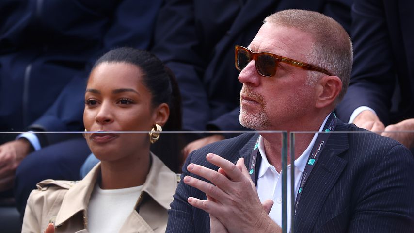 Lilian de Carvalho Monteiro und Boris Becker