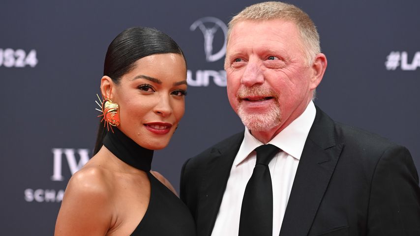 Lilian de Carvalho Monteiro und Boris Becker