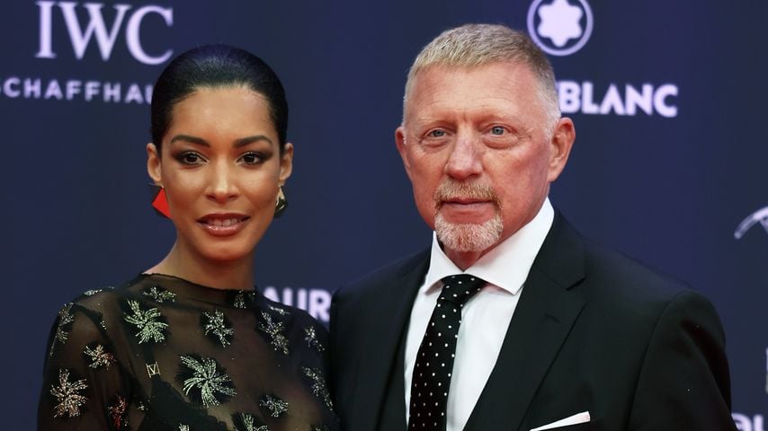 Lilian de Carvalho Monteiro und Boris Becker, April 2025