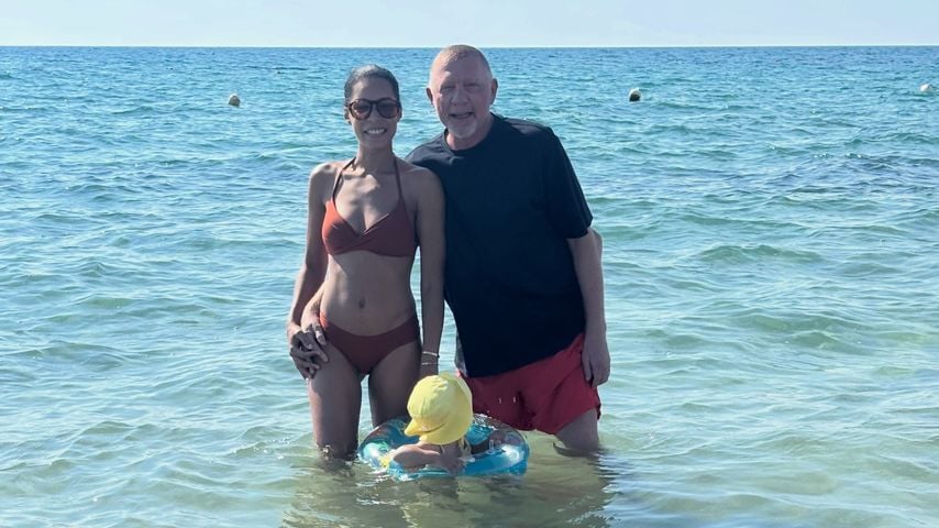 Lilian de Carvalho Monteiro und Boris Becker mit ihrer Tochter Zoë, Oktober 2026