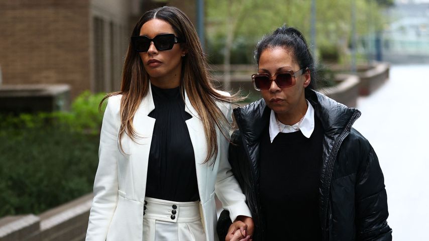 Lilian de Carvalho Monteiro vor dem Gerichtsgebäude in London