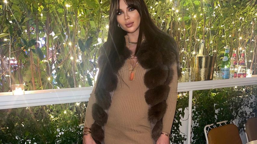Liliana Matthäus präsentiert ihren Babybauch im achten Monat
