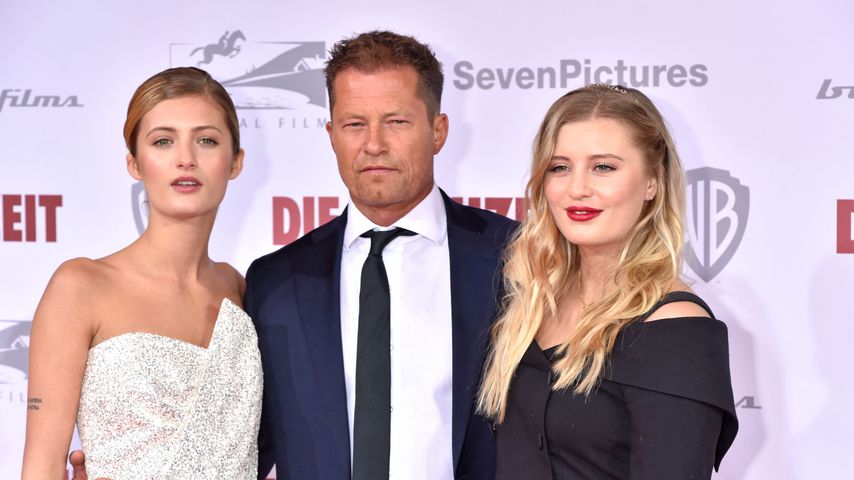 Lilli, Til und Luna Schweiger bei der Premiere von "Die Hochzeit"