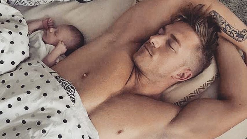 Patrick Fabian mit seiner Tochter Lilly