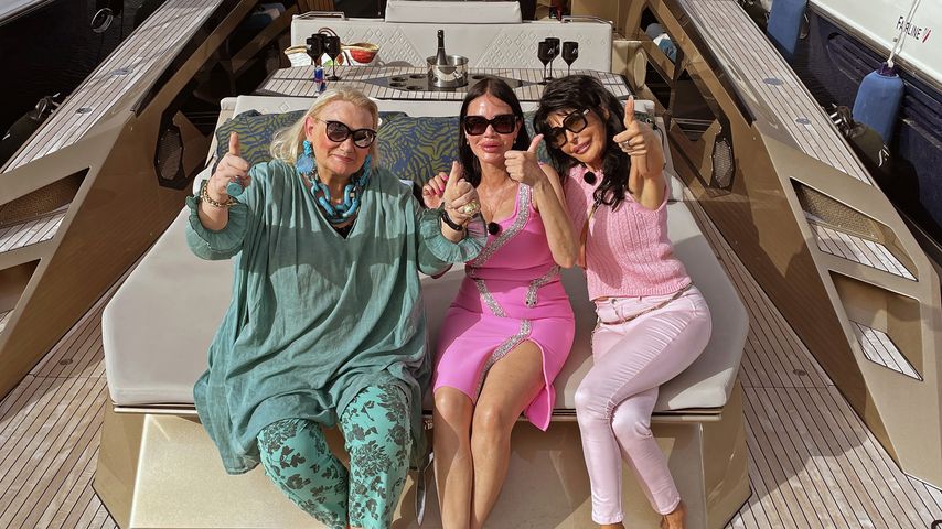Lilo von Kiesenwetter, Djamila Rowe und Carmen Diaz bei "VIPs only"