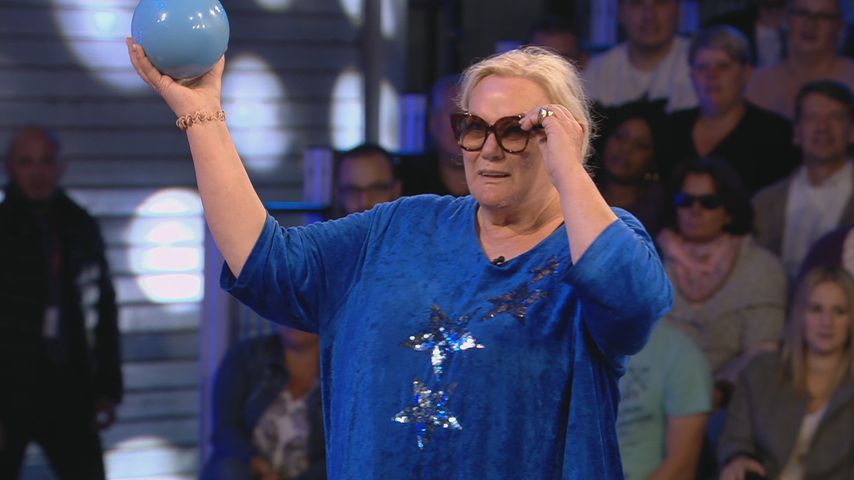 Lilo von Kiesenwetter bei einer "Promi Big Brother"-Challenge