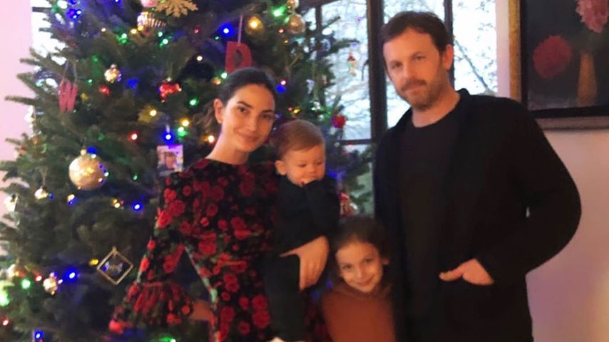 Lily Aldridge mit ihrem Mann Caleb und den gemeinsamen Kindern