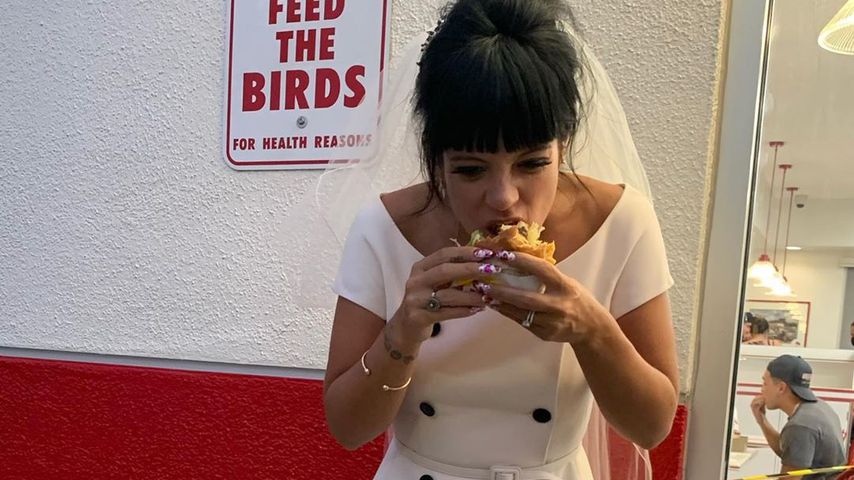 Lily Allen an ihrem Hochzeitstag