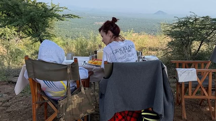 Lily Allen und ihre Tochter auf Safari in Afrika im Dezember 2024