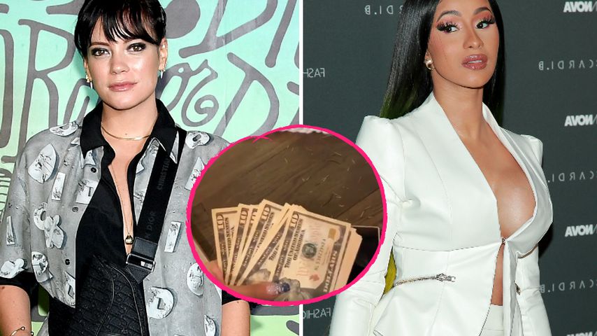 Luxus und Geldregen: Veräppelt Lily Allen hier etwa Cardi B?