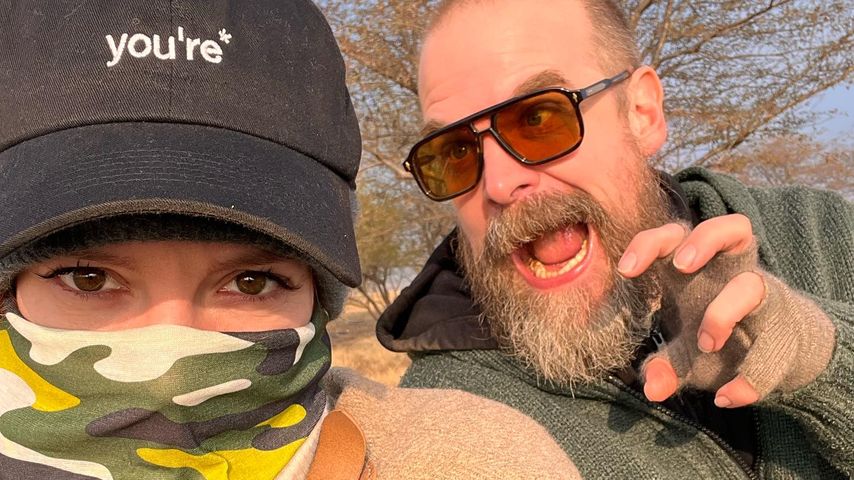 Lily Allen und David Harbour im Dezember 2023