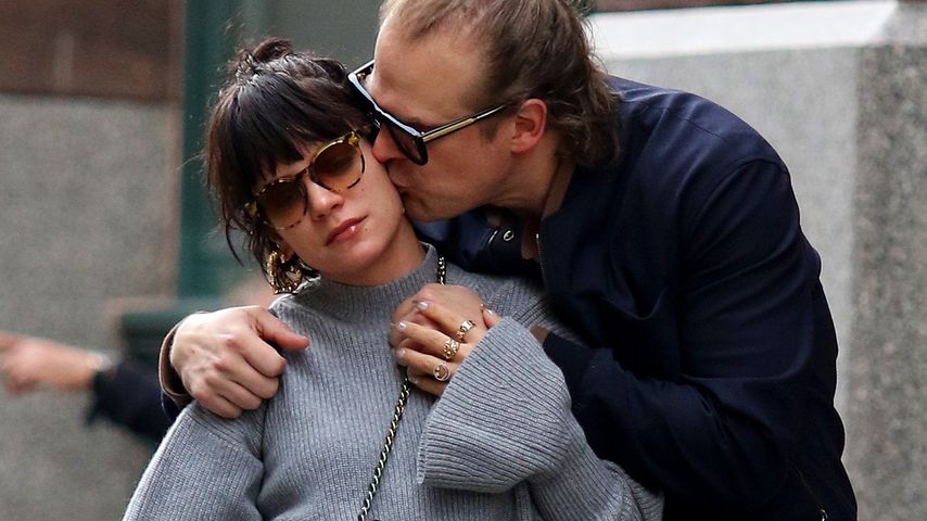 Lily Allen und David Harbour in New York City