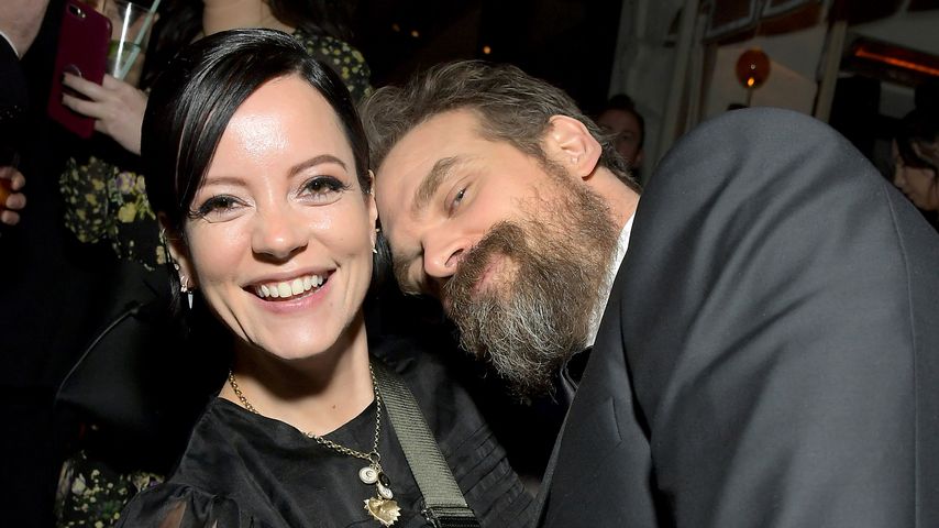 Lily Allen und David Harbour, 2020