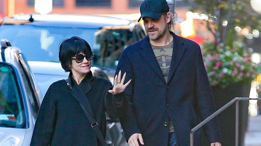 Lily Allen und David Harbour, November 2019