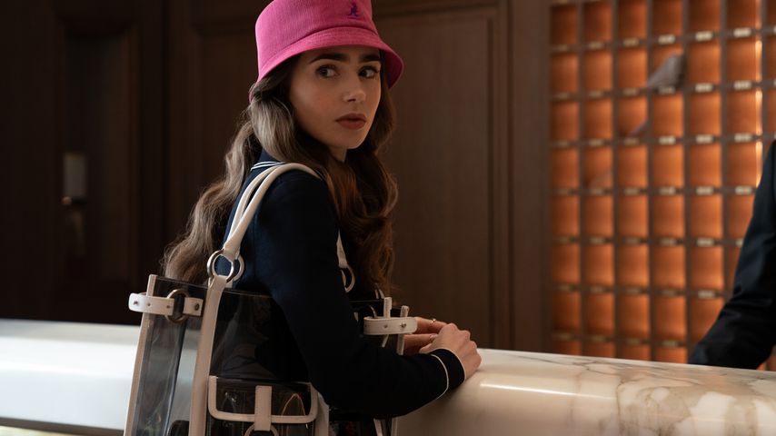 Lily Collins in "Emily in Paris"
